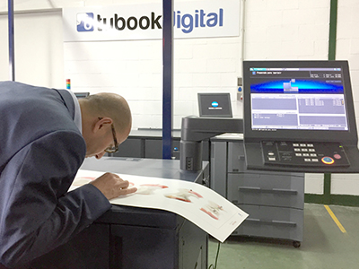 Foto Tubookdigital Printing y Konica Minolta recuperan la producción de libros en Sevilla